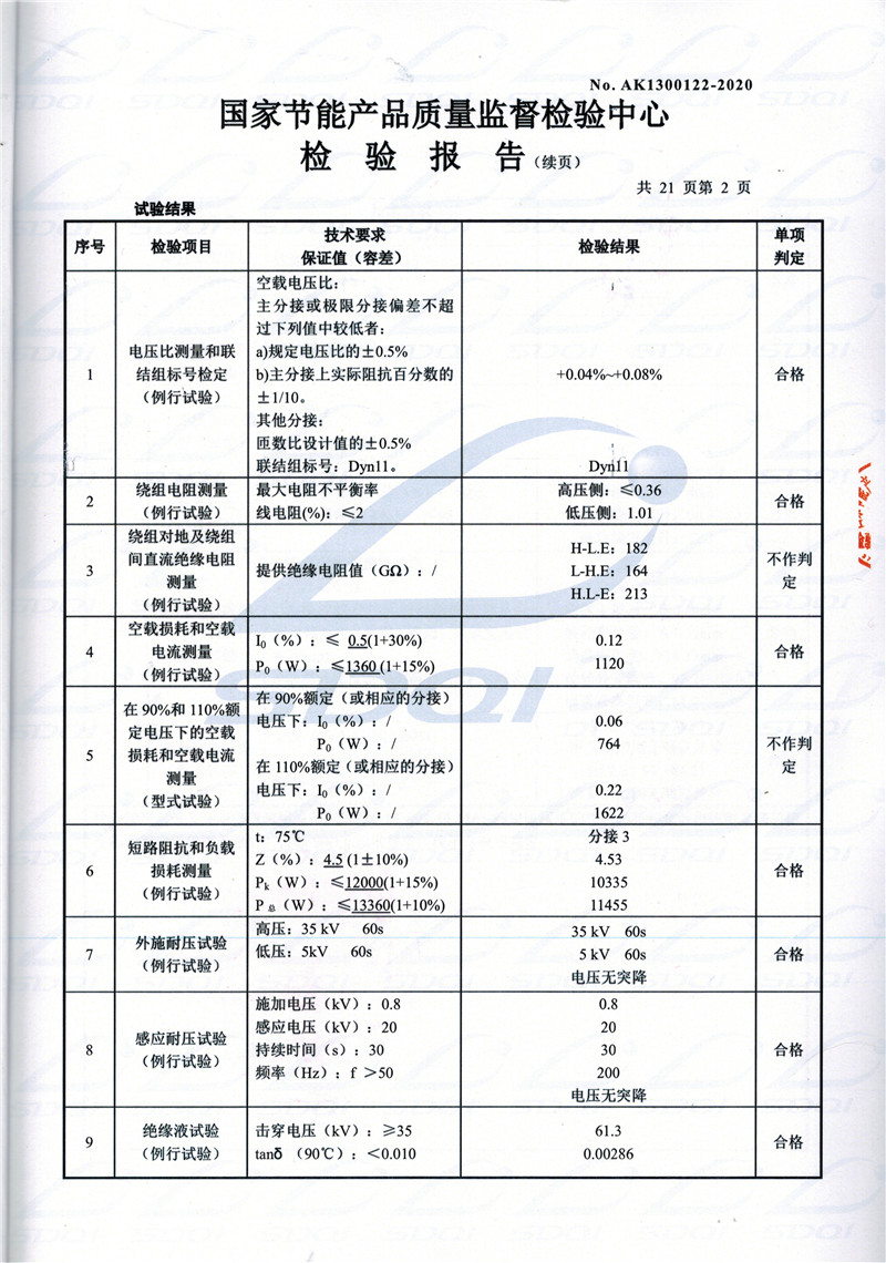 高低压试验报告-S11-1250朝阳朝阳朝阳油浸式变压器-2.jpg